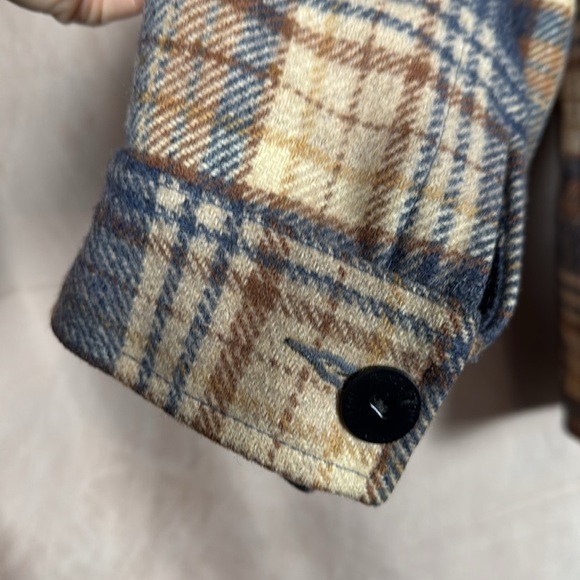 Pendleton Vintage 60's Mens XL Wool Check Plaid Flannel Thick Utility Jacket USA - Picture 8 of 12